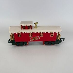Toy State 1992 Christmas Polar Express 5302 RED Santa's Special Caboose Car Only